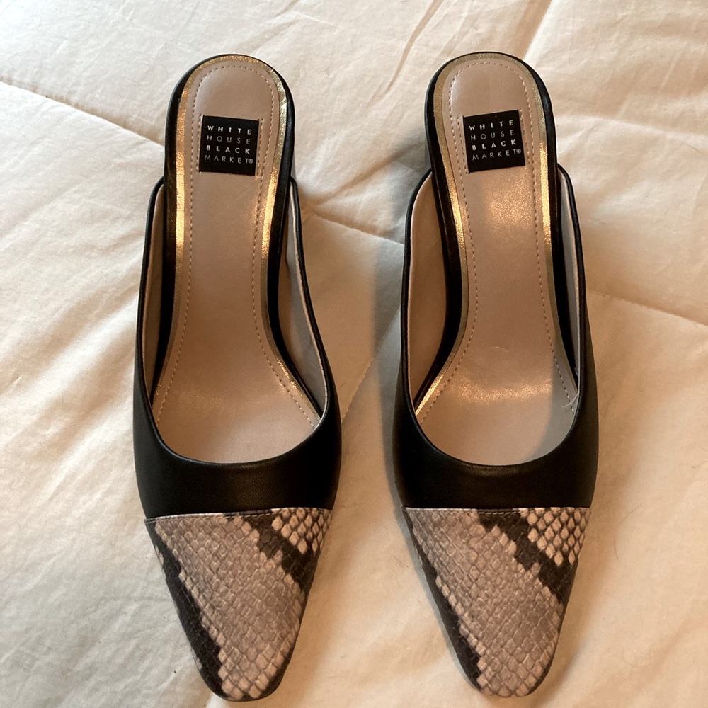Heeled slip ins